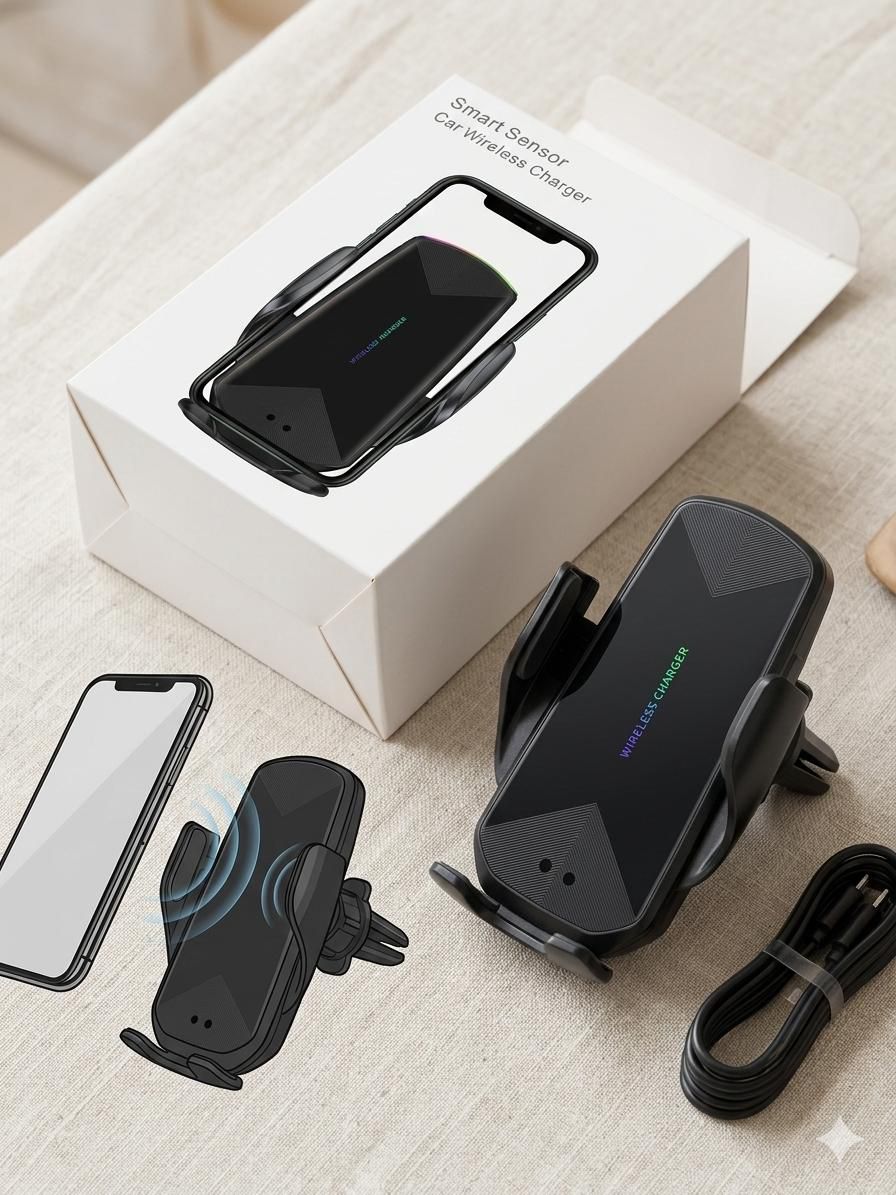 شاحن WOWTECH E2 الذكي 10W بقفل تلقائي